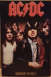 ACDC Highway To Hell - Emaillebord