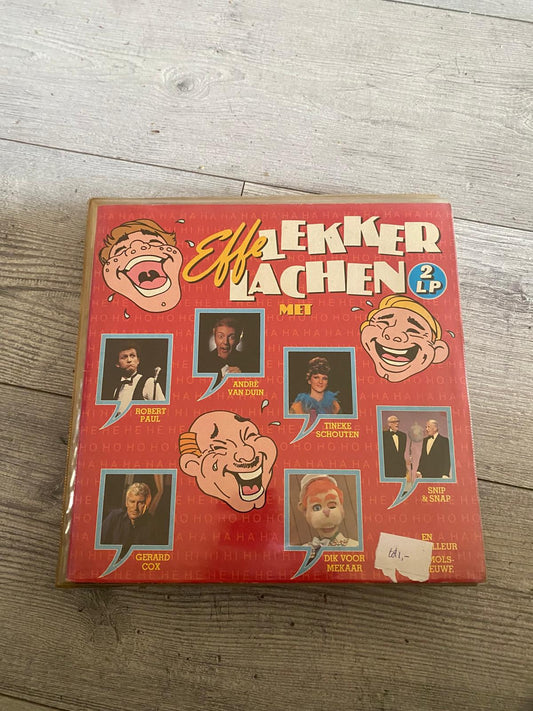 Effe Lekker Lachen (2‑LP compilatie met o.a. Tineke Schouten, Gerard Cox)