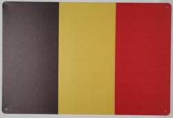 Belgische Vlag - Emaillebord