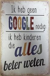 Geen Google Nodig - Emaillebord