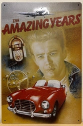 James Dean The Amazing Years - Emaillebord