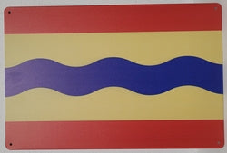 Overijssel Provincie Vlag - Emaillebord