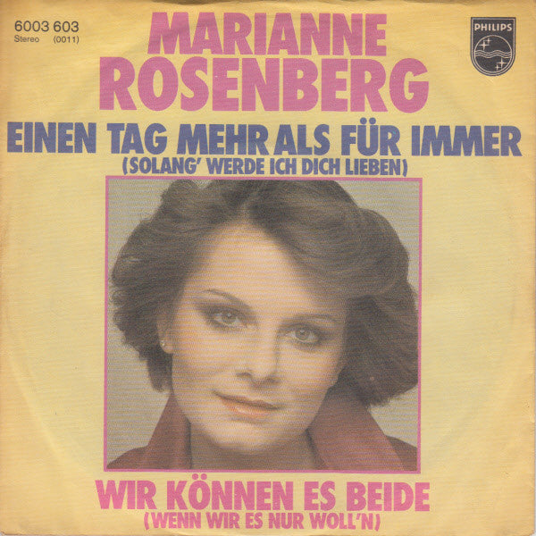Marianne Rosenberg – Einen Tag mehr als für immer